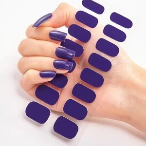 Purple Nail Wraps, Set of 16, 1 Pack